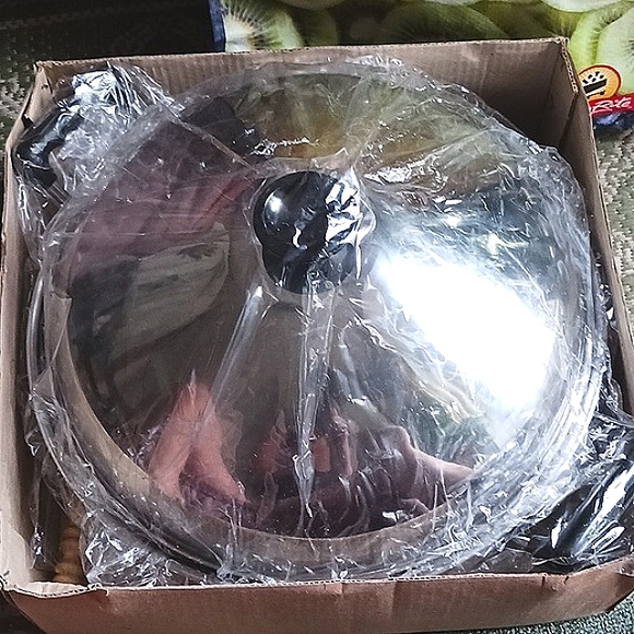 Daewoo Copper Bottom Stainless Steel 14"  Wok Set - Picture 11 of 11